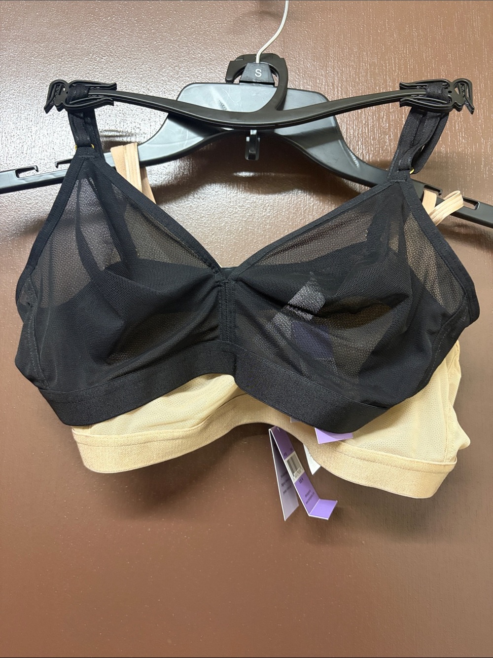 Set of 2 Hanky Panky Sheer Wireless Mesh Bra